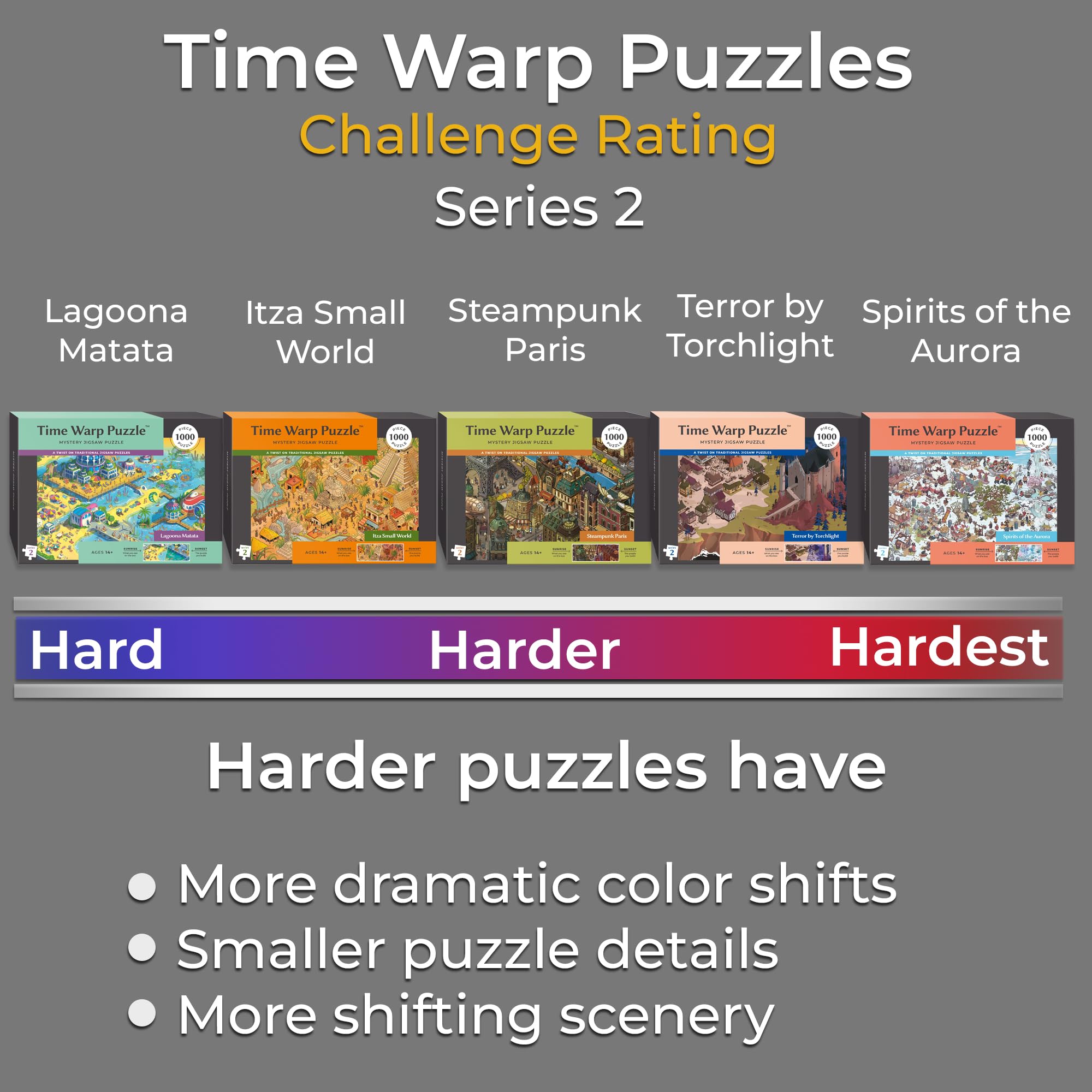 Amazon.com: Time Warp Puzzle Series 2 – Sunrise to Sunset Hidden